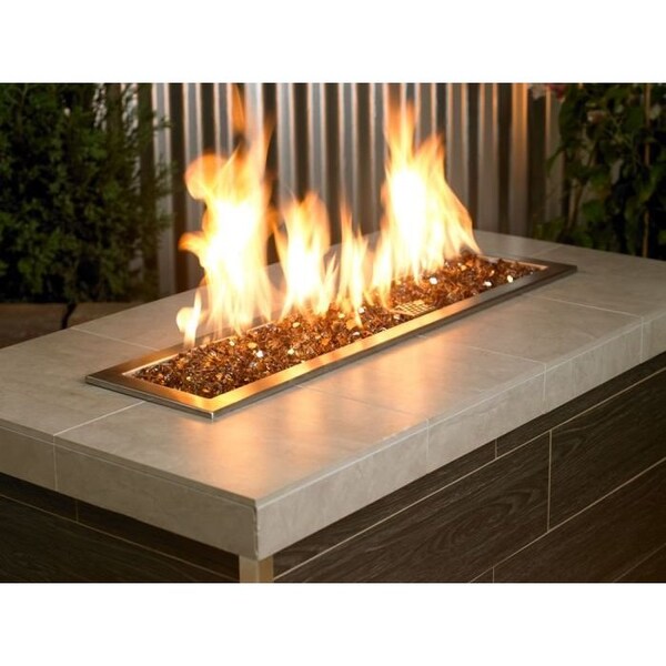 American Fire Glass 1/2 in Copper Reflective Fire Glass, 10 Lb Bag - AFF-COPRF12-10