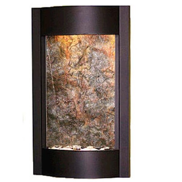 Adagio Adagio SWA3512 Serene Waters - Green Featherstone Wall Fountain - SWA3512