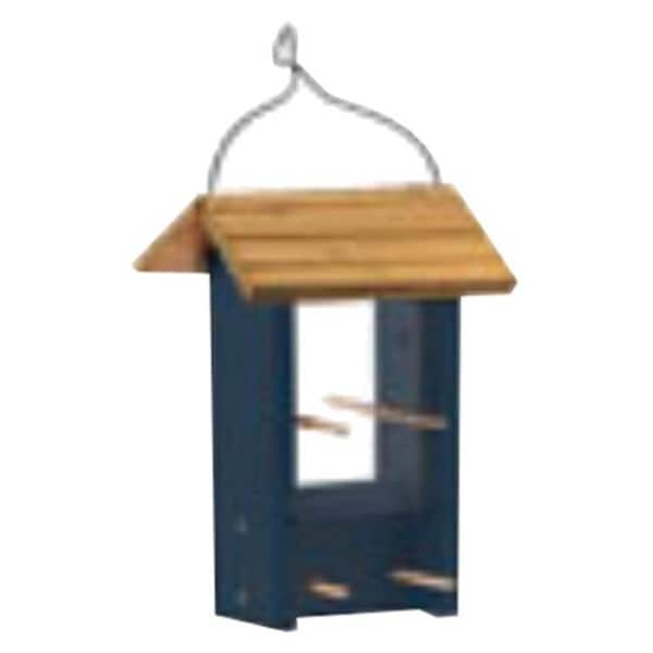 Plumb Shop Div Brasscraft Plumb Shop Div Brasscraft 208969 Wood Finch Feeder; Blue - 208969