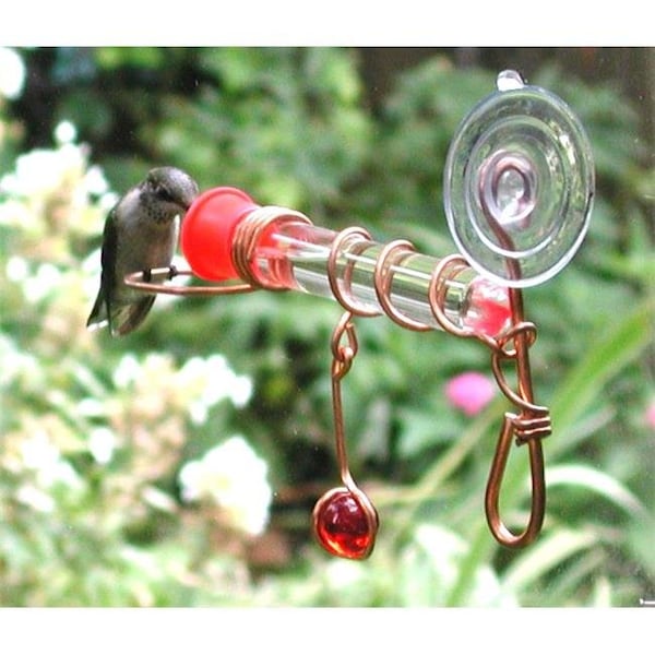 Songbird Essentials Window Wonder One Tube Feeder - SEHHWWH1