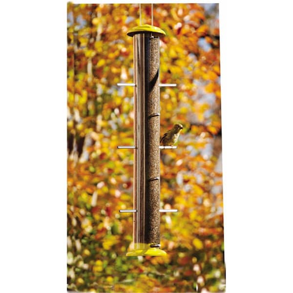 Fancy Feline WLTUBE22 22 in. Yellow Finch Feeder - metal - FA2681601