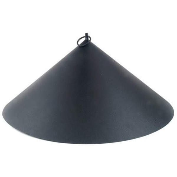 Achla Designs Achla BGD-03 Hanging Squirrel Deflector Bird Accessory - Black Powdercoat - BGD-03