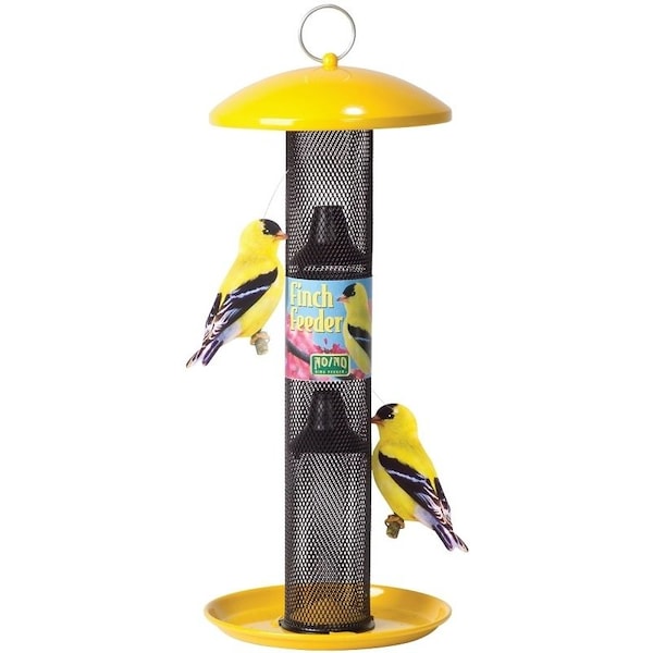 Perky-Pet NO/NO YSSF00346 Wild Bird Feeder, 18-13/16 in H, 1.5 lb, Metal, Yellow, Powder-Coated, Hanging Mounting - YSSF00346-2
