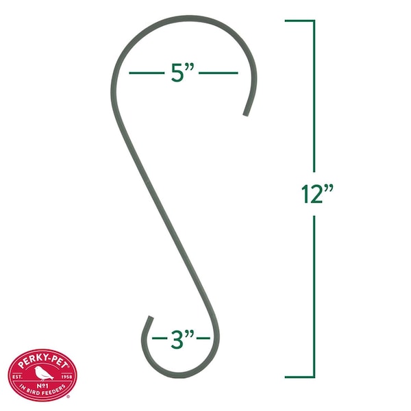 Perky-Pet Perky-Pet 12.38 in. H X 4.88 in. W X 0.2 in. D Bird Feeder Hook - 67