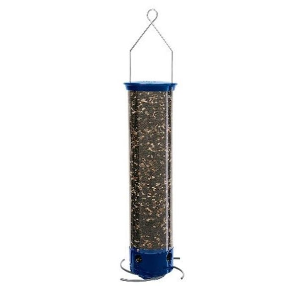 Droll Yankees Incorporated Droll Yankees Incorporated DROCPW180MB Droll Yankees Whipper 21 in. 4 Port Squirrel Proof Brd Feeder - DROCPW180MB