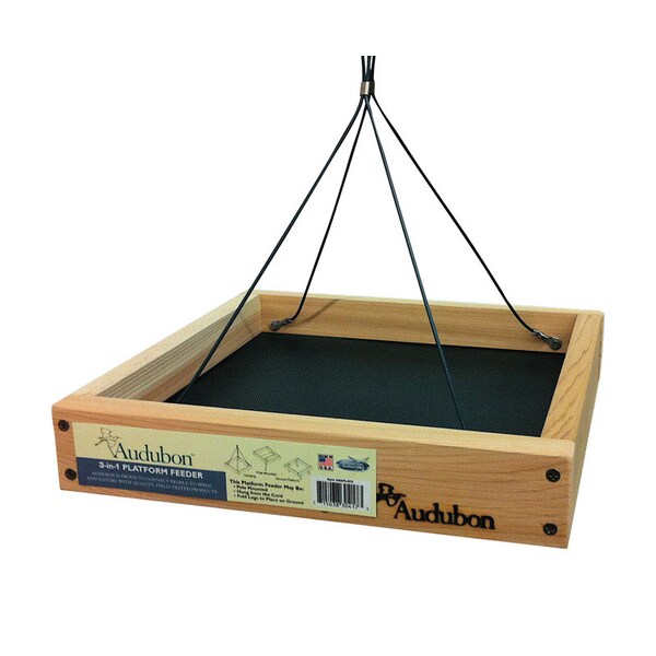 Audubon Woodlink Audubon Wild Bird 3 lb Cedar/Screen Platform Bird Feeder 1 ports - NAPLAT 2