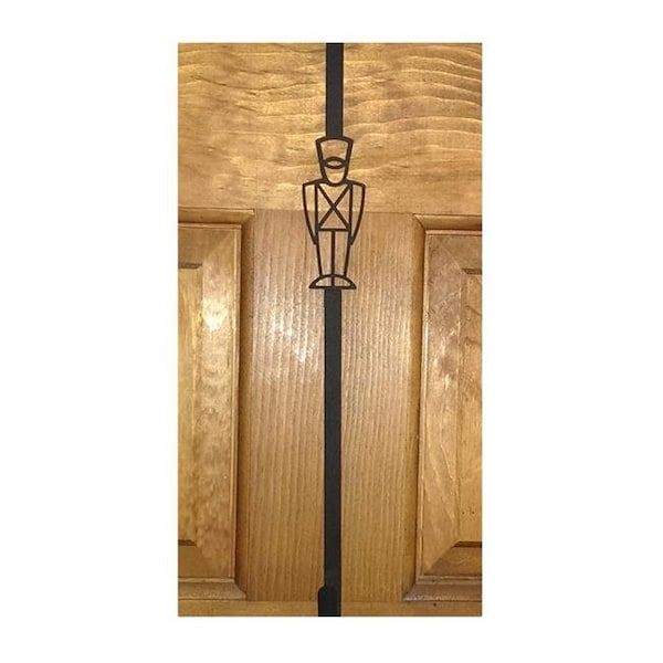 Village Wrought Iron Village Wrought Iron WRE-B-260 Toy Soldier Wreath Hanger - WRE-B-260