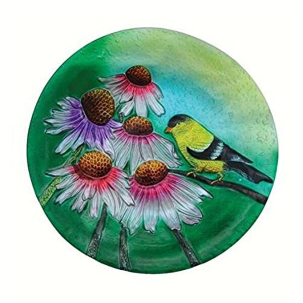 Songbird Essentials 20 in. Diameter Goldfinch Birdbath - SE5030