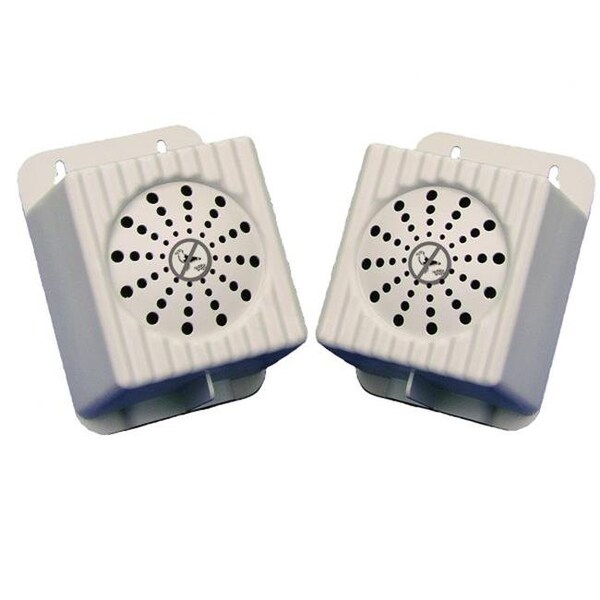 Bird-B-Gone Bird B Gone MMSONIC-SP2 Bird Chase Super Sonic Satelite Speakers - 2 Pack - MMSONIC-SP2