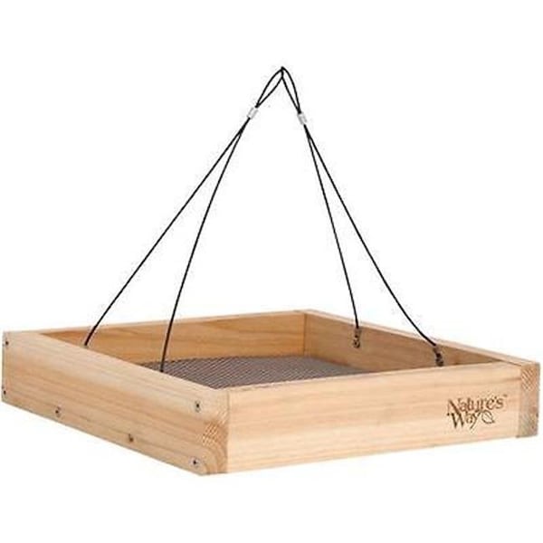 Natures Way Bird Products NatureS Way Bird Products CWF3 Tray Bird Feeder Cedar - CWF3