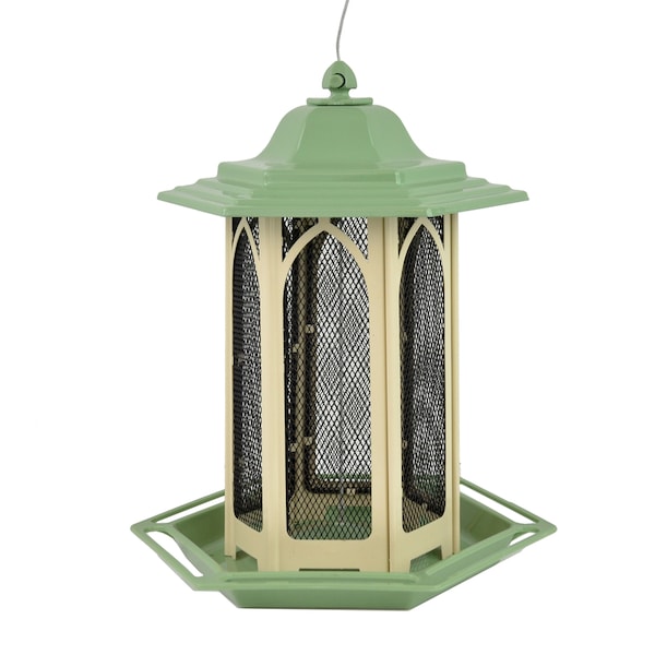 Perky-Pet Perky-Pet Wild Bird and Finch 3.5 lb Metal/Plastic Gazebo Bird Feeder - GAZ01