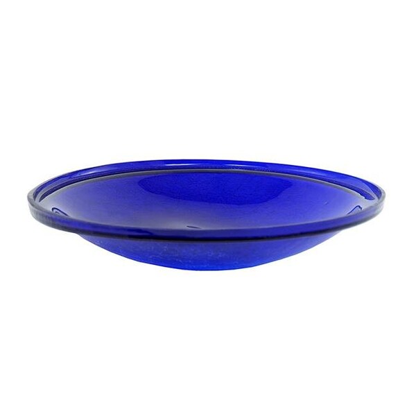 Achla Designs Achla CGB-14CB 14 in. Cobalt Blue Crackle Glass Bowl - CGB-14CB