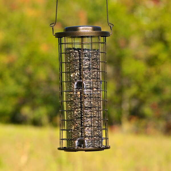 Perky-Pet Perky-Pet Squirrel Stumper Wild Bird 3 lb Metal/Plastic Bird Feeder 8 ports - 114