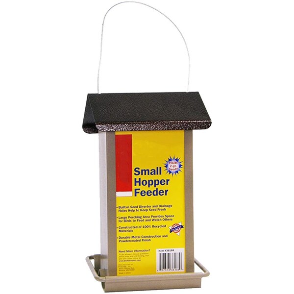 Zenport Small Hanging Metal Hopper Feeder, 4PK - Z38188