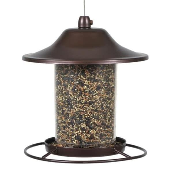 Perky-Pet Perky Pet PP312 21.082 x 21.082 x 23.368cm Brown Panorama Bird Feeder Rustic - PP312