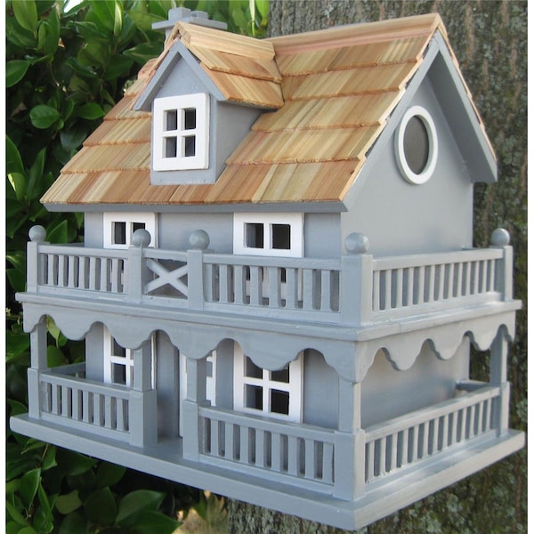 Feedingtime Novelty Cottage Birdhouse- Classic Series -Blue - FE75032