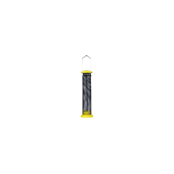 Audubon Bird Feeder Finch 1 lb Aluminum Tube Feeder Yellow - NAWLNT
