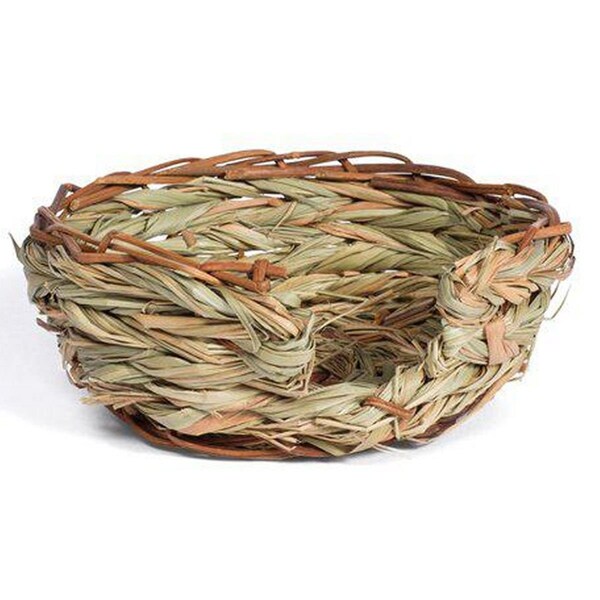 Prevue Pet Products Oval Pet Nest, Natural Grass - Small - PP-1070