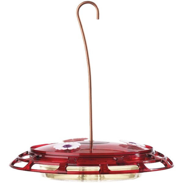 Classic Brands Classic Birds More Birds Bird Health+ 6 Oz. 3-In-1 Hummingbird Feeder Red/Yellow - 30