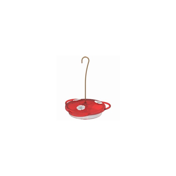 Classic Brands Classic Birds More Birds Bird Health+ 6 Oz. 3-In-1 Hummingbird Feeder Red/Yellow - 30