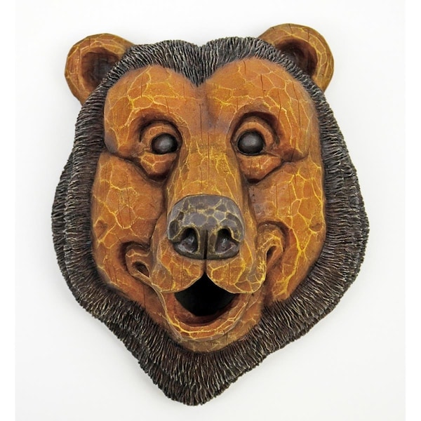 Party Animal Black Bear Faces Bird House - PA2644297
