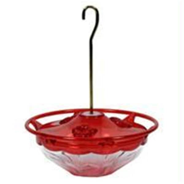 Aspects Inc-Hummzinger Humm Blossom Hummingbird Feeder- Rose-clear 4 Ounce - 179126