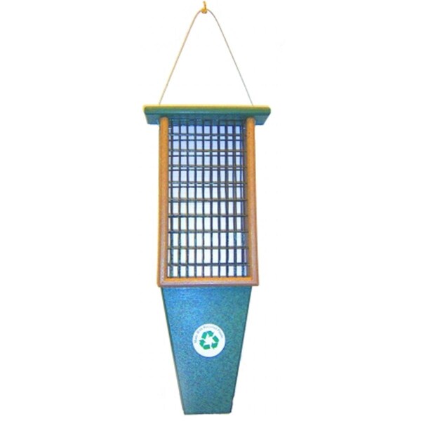 Songbird Essentials Double Suet Feeder Hunter Green Driftwood - SERUBDSF200HD