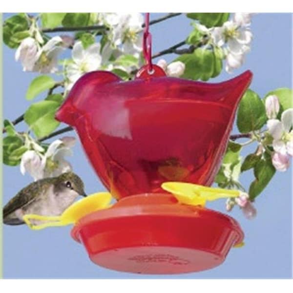 Songbird Essentials Songbird Essentials SEBCO312 5" x 3" x 5.3" Bird Hummingbird Feeder - Red - SEBCO312