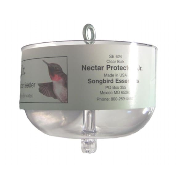 Songbird Essentials 3.5 and quot; x 4 and quot; x 4 and quot; Nectar Protector Jr. Clear/Bulk - SE624