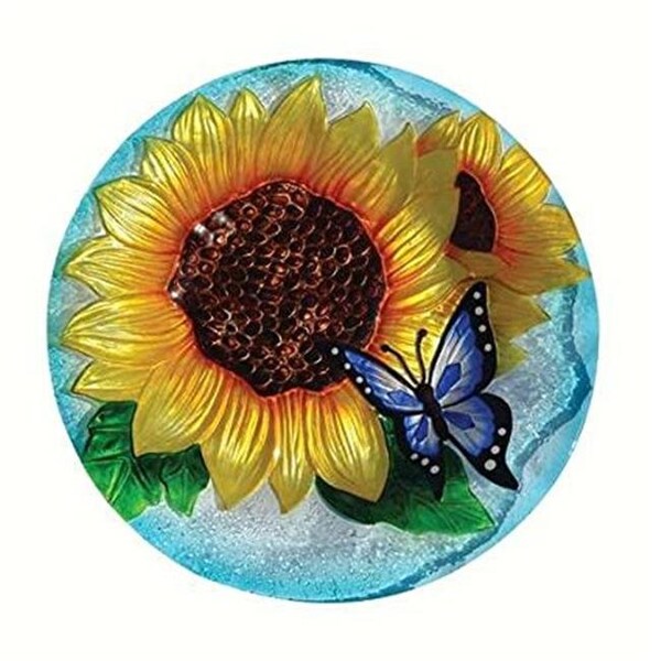 Songbird Essentials Songbird Essentials SE5034 Blooming Sunflower Birdbath - SE5034