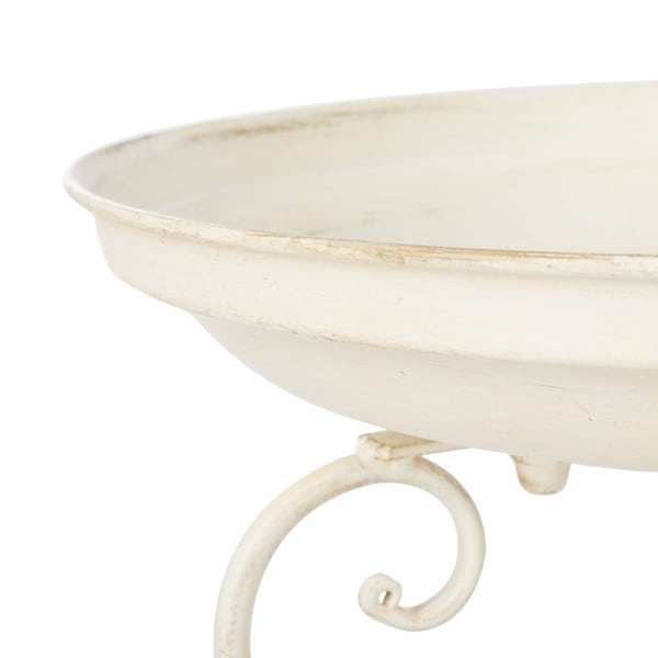 Safavieh Ashlan Bird Bath, Pearl White - PAT5024A