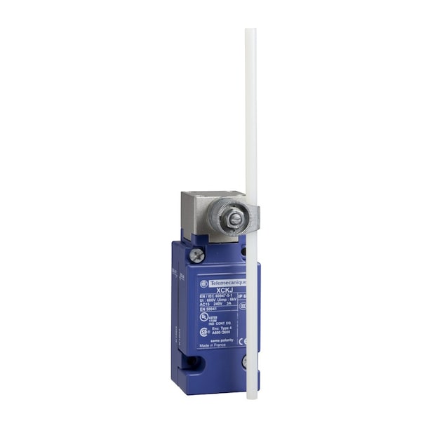 Interruptor de límite Telemecanique Sensors, palanca de varilla, rotativo, 1C/O, Ubicación del actuador: Lateral - XCKJ110559
