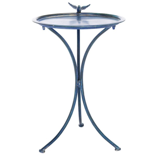 Safavieh 28.7 x 20.5 x 18.5 in. Kensi Bird Bath, Antique Blue - PAT5025C