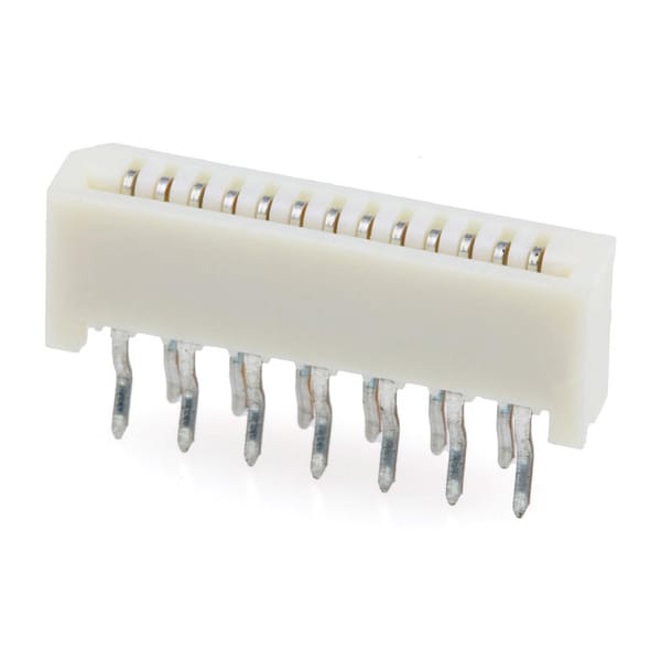 Conector FFC/FPC Molex, 13 contactos, 1 fila, hembra, recto, paso de 0.039 pulgadas, terminal de soldadura - 528061310