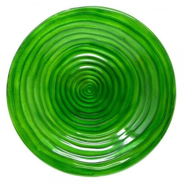 Songbird Essentials Songbird Essentials SE5074 Hunter Green Glass Birdbath - SE5074