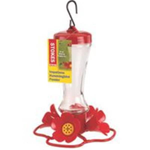 Hiatt Mfg Feeder Bird Glass Impatiens 38235 - 3027299