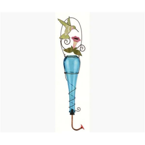 Sunset Vista Designs Sunset Vista Designs SV91025 Blue Bottle Hummingbird Feeder - SV91025