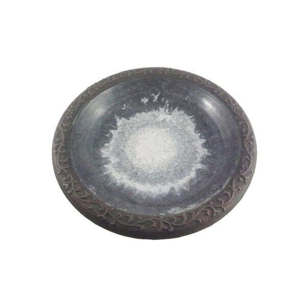 Tdi Brands Grey Fiber Clay Birdbath With Base - TDI48177