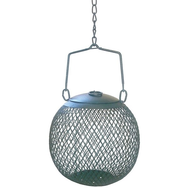 Perky-Pet NO/NO Wild Bird Feeder, 1.12 lb, Metal, Green, 5.7 in H - GSB00344