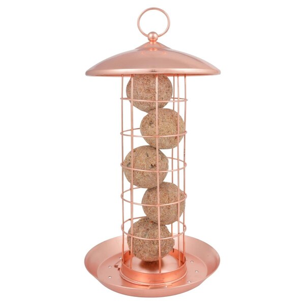 Esschert Design Copper Suet Ball Dispenser Bird Feeder - FB381