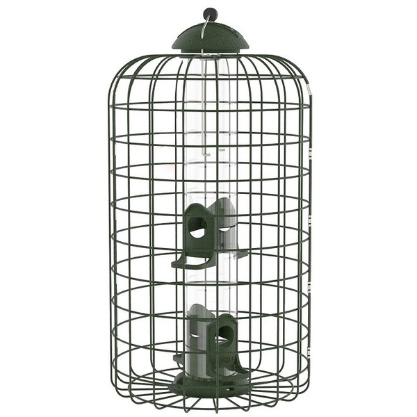 Stokes Select Wild Bird Feeder, 17-13/16 in H, 1.1 qt, Black, Hanging Mounting - 38002