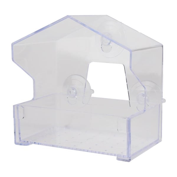 Perky-Pet Perky-Pet Wild Bird 0.5 lb Plastic Window Bird Feeder 1 ports - 345