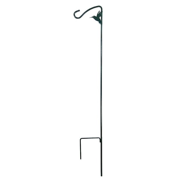 Stokes Select More Birds Hummingbird Hook, Decorative, Steel, Black, Powder-Coated, For: Hummingbird Feeder - 38021