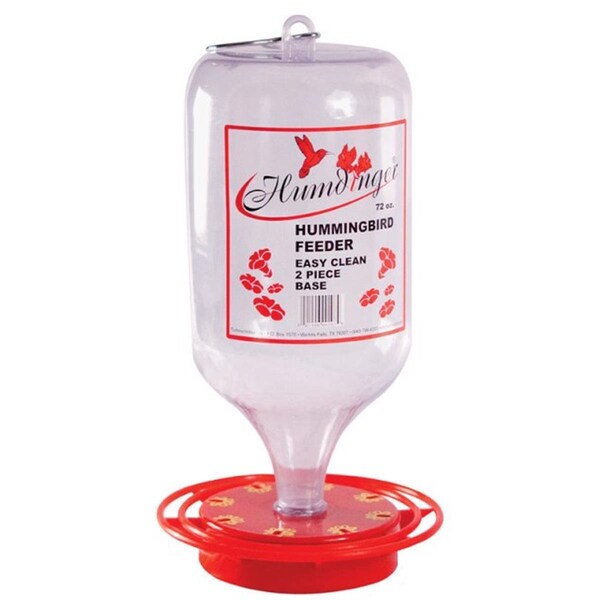Humdinger 107 72 oz Humming bird Feeder Red Plastic Bottle - HU10571