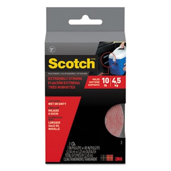 3M Commercial 3M-Commercial Tape Div RF6740 1 x 48 in. Extreme Fasteners; Black - Pack of 24 - RF6740