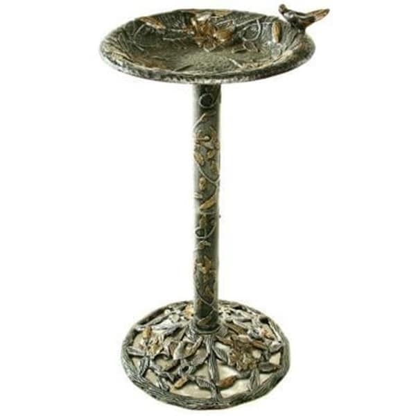 Oakland Living Corporation Oakland Living 5131-AP Hummingbird Bird bath - Antique Pewter - 5131-AP