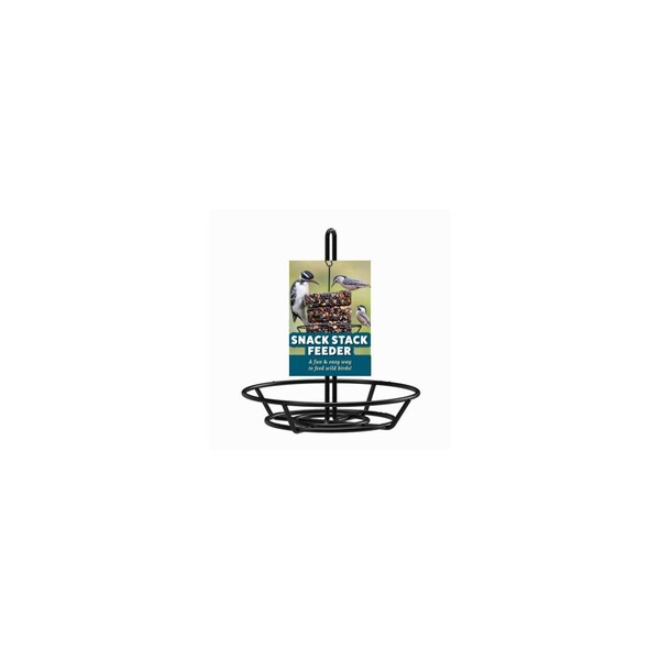 Audubon Park Snack Stack Feeder, 10.6 oz, 4-Port/Perch, Hanging Mounting Powder-Coated - 13035