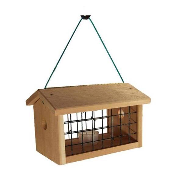 Songbird Essentials Songbird Essentials SESC1040 9.8" x 14.5" x 9" Protected Bluebird Jail Feeder - SESC1040