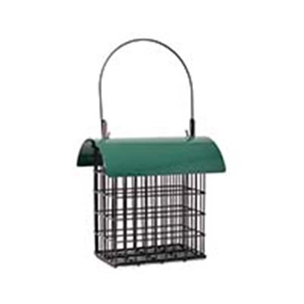 Songbird Essentials Deluxe Double Suet Cage with Green Metal Roof - SE106
