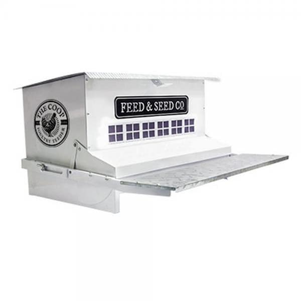 Woodlink Ltd Woodlink Rustic Farmhouse Absolute the Coop Large White Chicken Feeder - WO131544